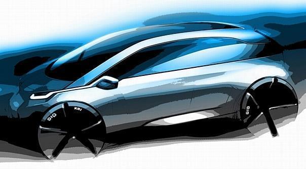 BMW Group Megacity Vehicle Designskizze 